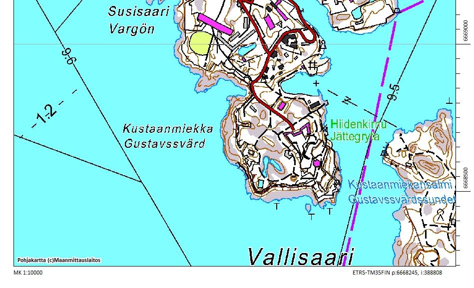 Suomenlinnan Susisaaressa on