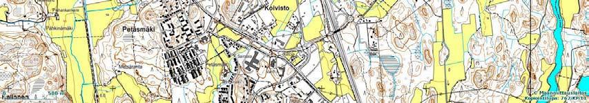 Joukkoliikenteen lähimmät linjat kulkevat Kustavintietä ja valtatietä 8 pitkin. Linja-autopysäkit sijaitsevat Marjamäen eritasoliit- tymän yhteydessä.