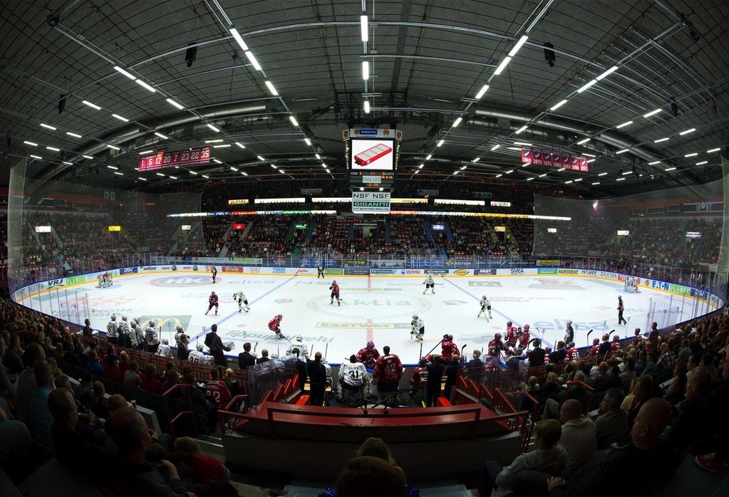 Helsinki Ice Hall arena, indoor