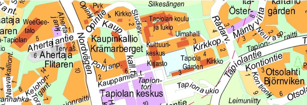 liike-, toimisto- ja palvelutilojen täydennysrakentaminen