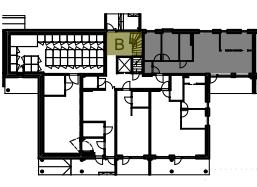 4 h + kt 68, 5 m 2 B3 1 Olohuone ja keittiö muodostavat avarat