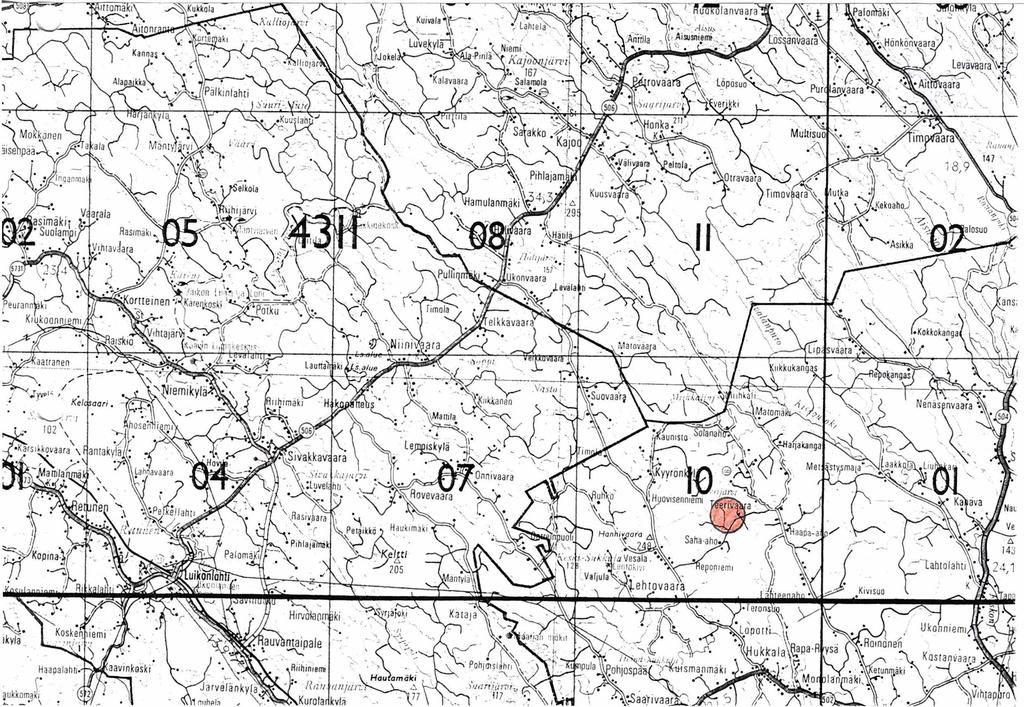 FINNMINERALS 0Y:N TALKKIMALMITUTKIMUKSET 1997 MllHKALlN KAAREEN LIITTYVALLA SARAMAEN ALUEELLA