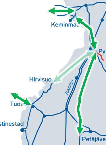 Kantaverkon kehittämisperiaatteet ei turhia investointeja Verkon kehittämisen lähtökohtina ovat asiakkaiden tulevat tarpeet, Euroopan ja Itämeren alueen sähkömarkkinoiden toimivuuden edistäminen,