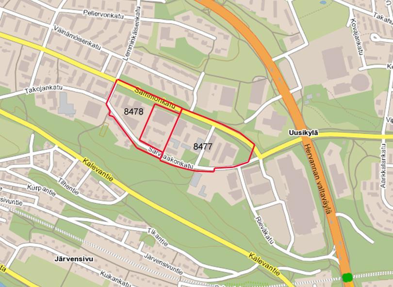 3 (11) 1 Toimeksianto Työssä on tarkasteltu laskennallisesti Tampereen Kalevanrinteessä suunnitteilla olevien asemakaava-alueiden 8477 ja 8478 lähiympäristön tie- ja katuliikenteestä aiheutuvia ilman