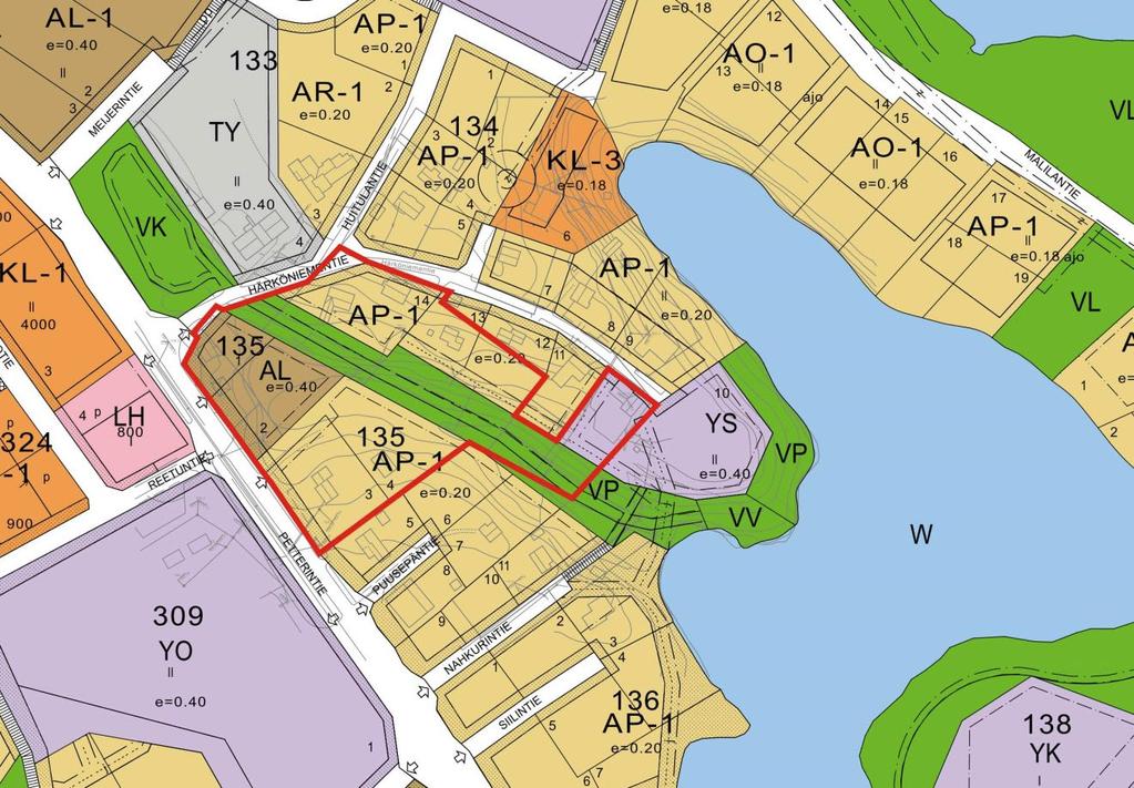 2012 Asemakaava Suunnittelualueella ovat voimassa seuraavat asemakaavat: Kirkonmäen ja Sotkun alueen