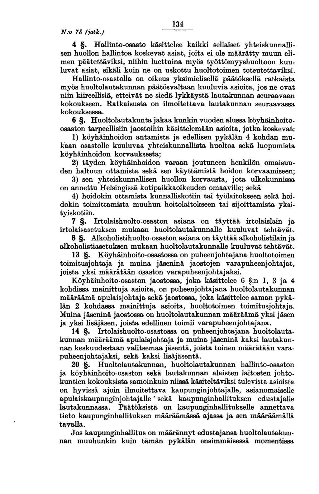 N:o 78 (jatk.) 134 4.