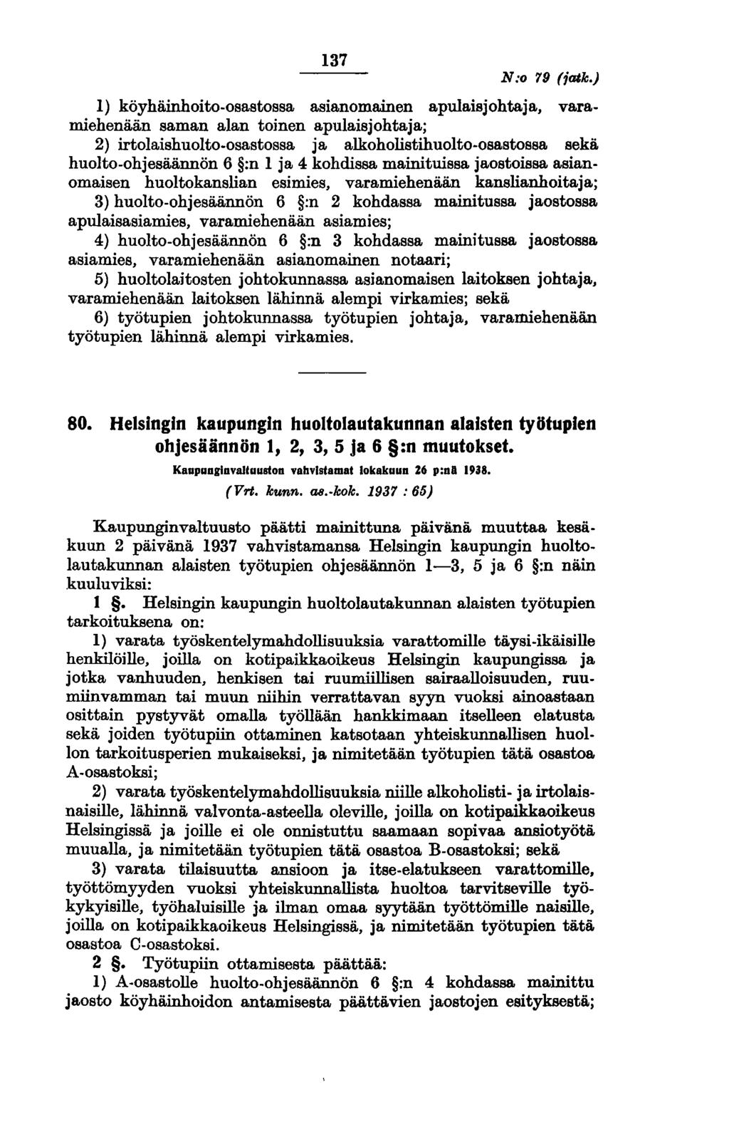 137 N:o 79 (jatk.