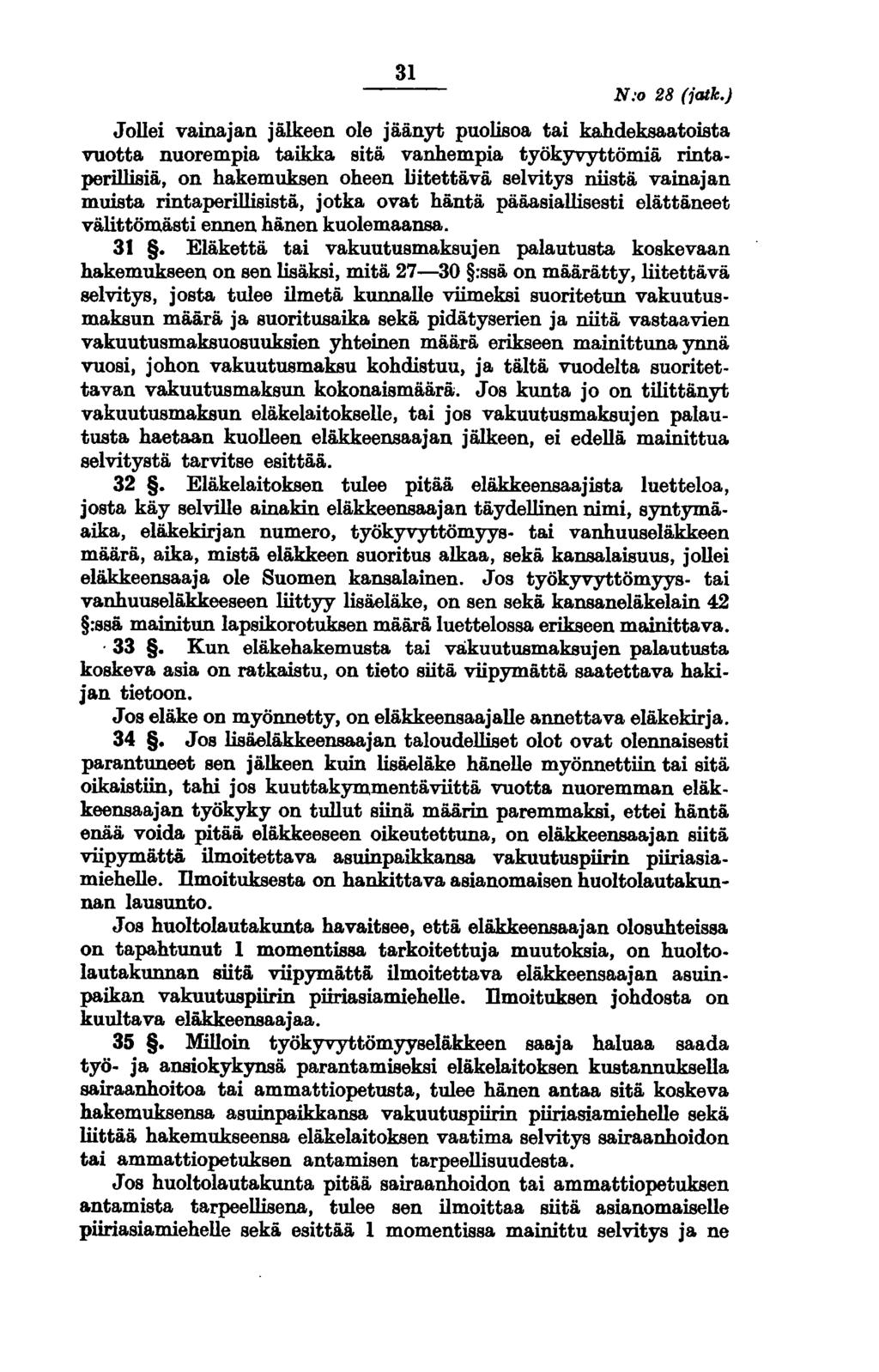 31 N:o 28 (iatk.