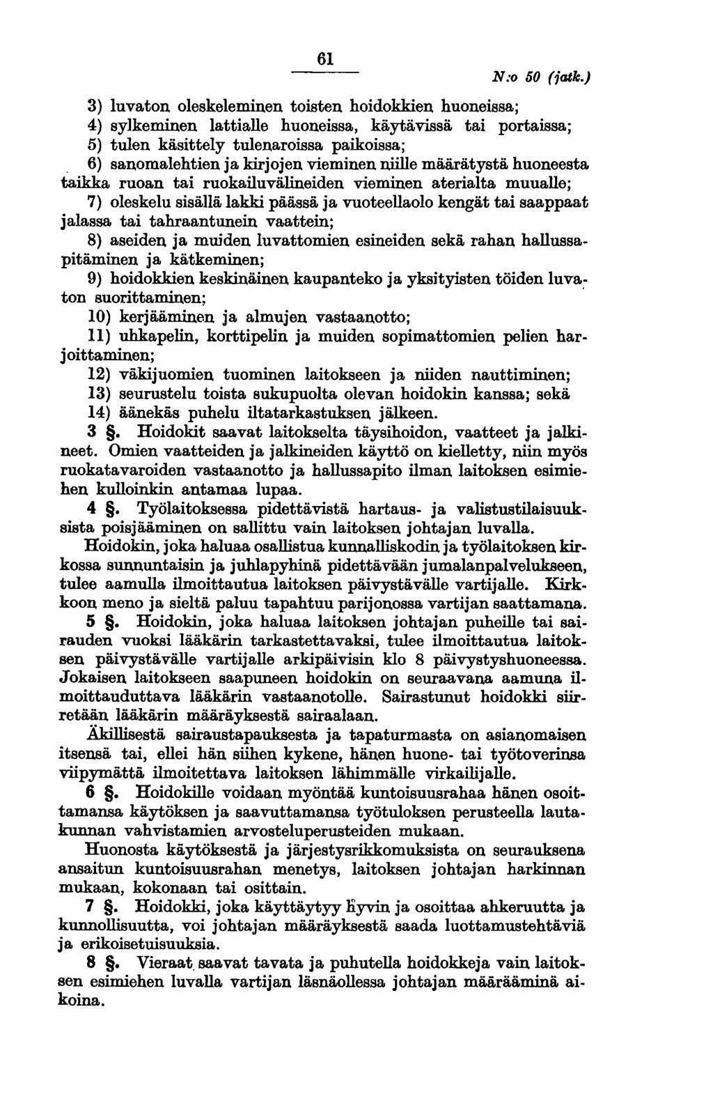 61 N:o 60 (jatk.