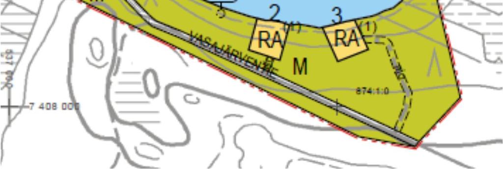 6 Asemakaavaluonnokset ja niiden vaikutukset Rakennettavien rantojen mitoituksena käytetään 7 rakennuspaikkaa muunnettua rantaviivakilometriä kohden Palojärven, Kankaanlammen ja Kummunjärven