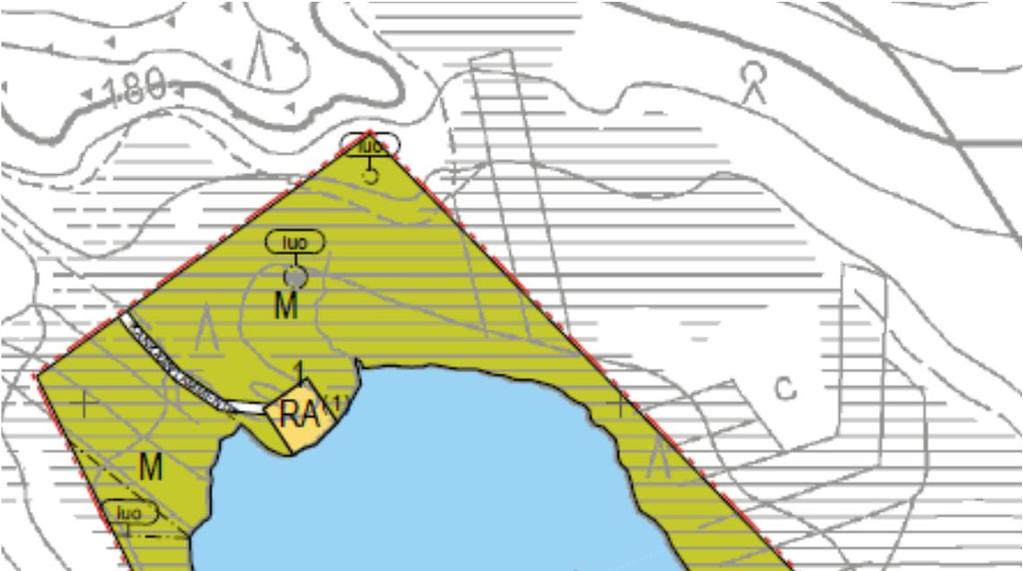 Kylmäjärvi Järven rannoille osoitetaan seitsemän rakennuspaikkaa.