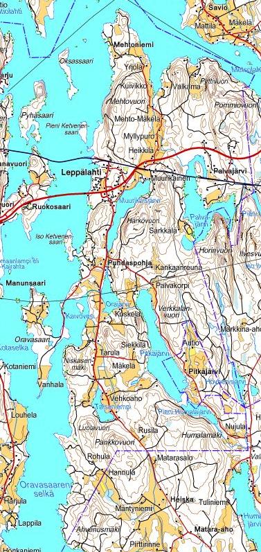Tarkastelualueen yleissijainti on tämän osallistumis- ja arviointisuunnitelman etusivulla. Kaavoitettavan alueen raja määräytyy tarkemmin luonnosvaiheessa.