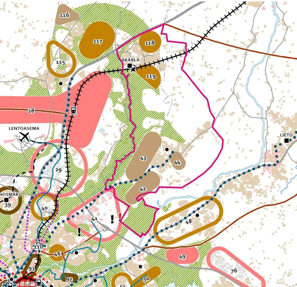 39 3.2.3 Turun kaupunkiseudun rakennemalli 2035 Rakennemalli on PARAS-lain johdosta laadittu kaupunkiseutusuunnitelma, joka koskee maankäytön, asumisen ja liikenteen suunnittelua.