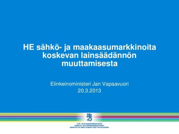 2 Asiakkaat ja sidosryhmät Sähkömarkkinalaki astui voimaan 1.9.