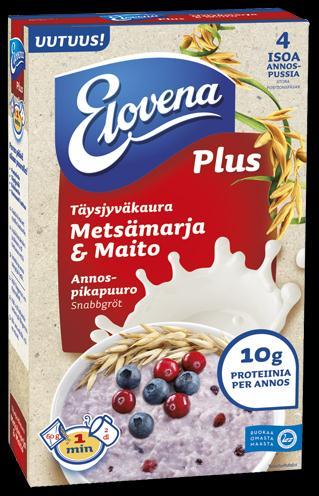 mustikka) 1 g / proteiinia / annos