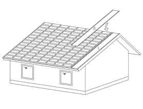 Ruodelaidoitus Kattotuolijako (mm) 600 900 1200 Ruodejako 200 mm (kk) 22 x 100 22 x 100 32 x 100 Ruodejako 300 mm (kk) 22 x 100 25 x 100 32 x 100 Taulukko 1. Ruodejako. 2.4.