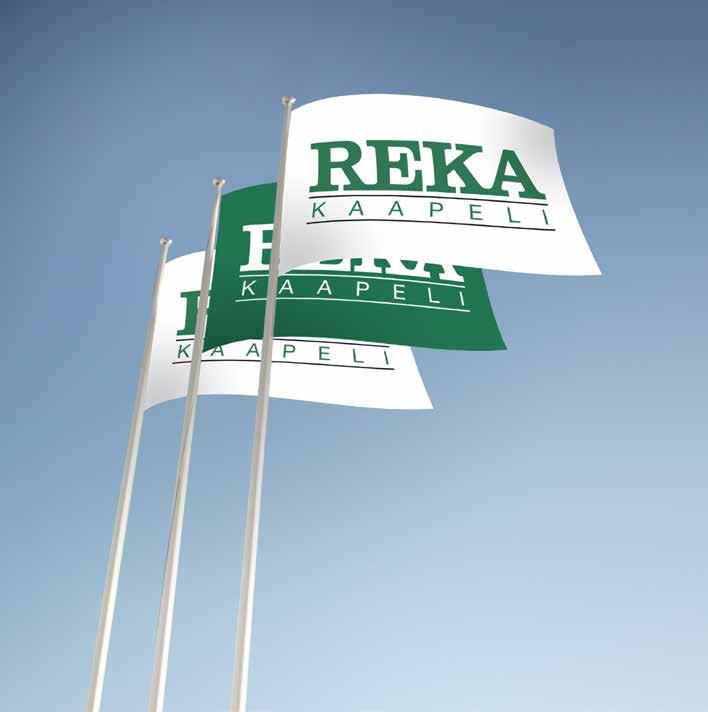 REKA GRAAFINEN OHJEISTO 2017 5.7. Liput 1/7 1/7 1/7 1/7 Reka-lippu muodostuu taustaväristä, tunnuksesta ja sen suoja-alueesta.