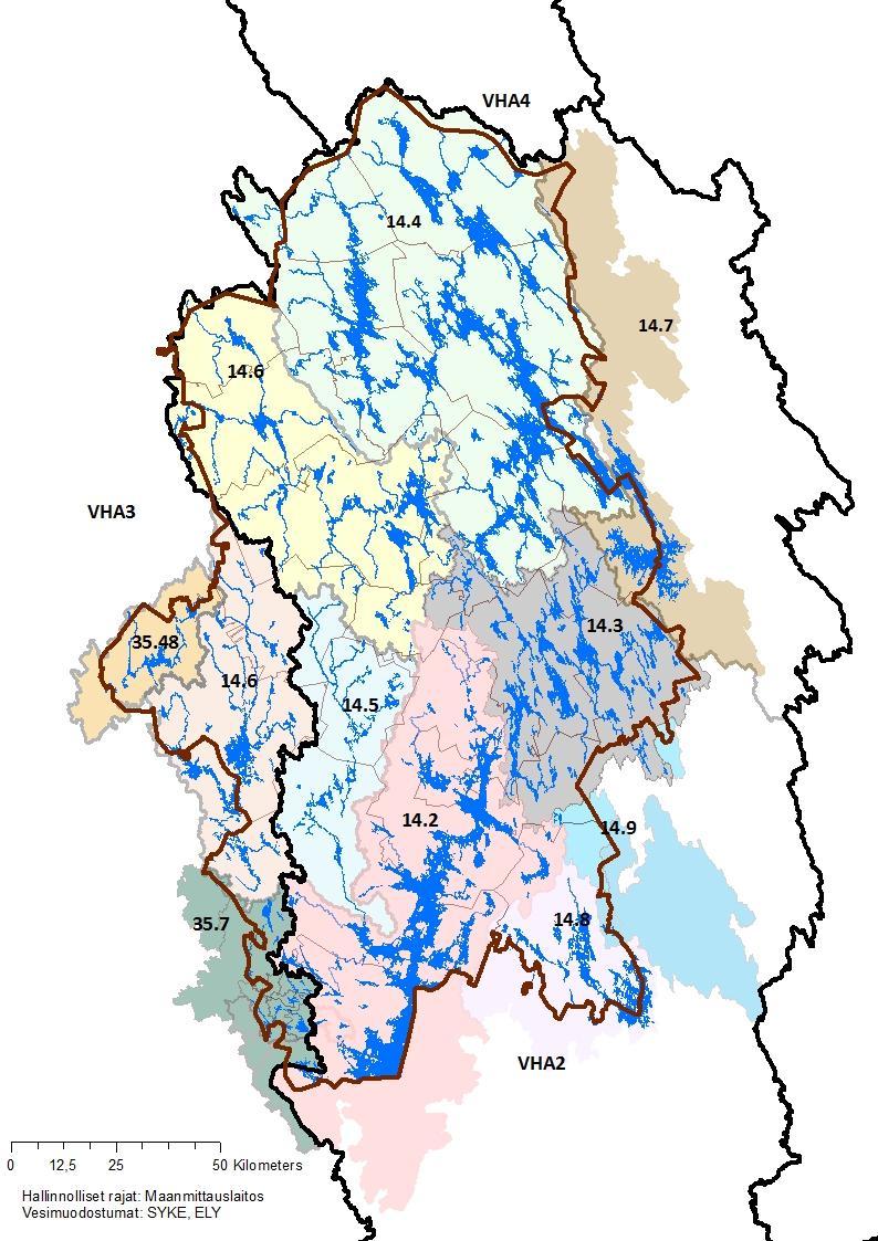 2. Vesienhoidon suunnittelun osa-alueiden määrittäminen ja suunnittelun