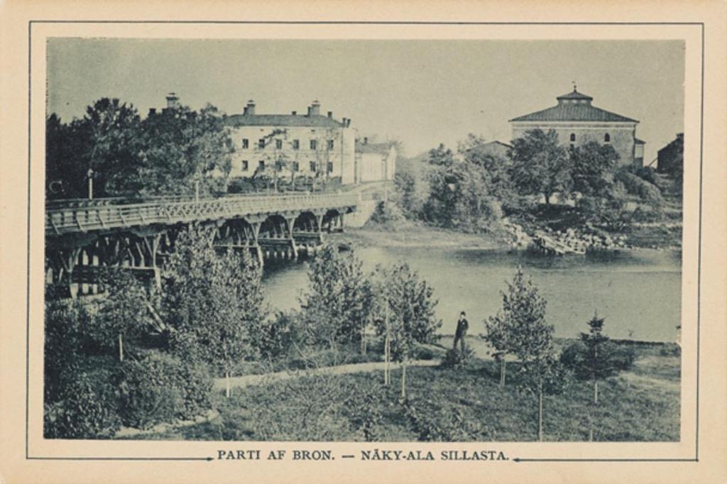 Lähde: Kulttuuri- ja kongressikeskus Verkatehdas Oy. Birger Brunilan laatima Keinusaaren asemakaava vuodelta 1922.