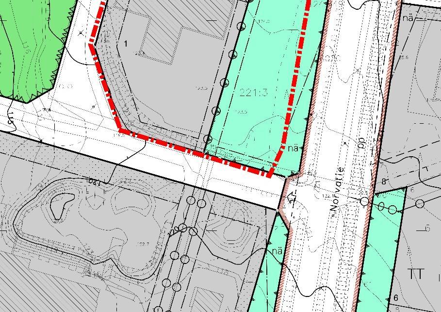 Asemakaava Ote voimassa olevasta asemakaavasta ja alueen rajaus Tonteilla 1 ja 2 on voimassa 27.8.2007 hyväksytty asemakaava ja EV alueella 8.11.