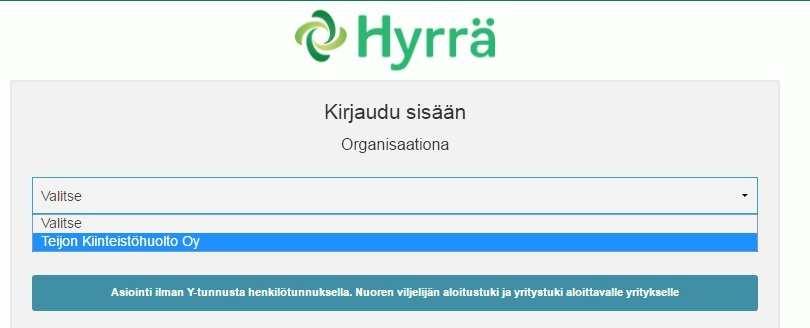 Katso-tunnisteen ongelma nro 1 Jos Hyrrään kirjautumisen yhteydessä ei tule organisaatiovalintaa, Katso-tunniste todennäköisesti lukkiutunut. Avaa https://yritys.tunnistus.