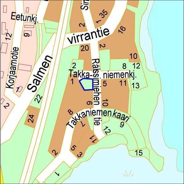 OSALLISTUMIS- JA ARVIOINTISUUNNITELMA (OAS) 1(8) TAKKANIEMENKUJAN ASEMAKAAVAN MUUTOS (TAKKANIEMENKUJA 12) 1 SUUNNITTELUALUE Suunnittelualue sijaitsee Poitsilan kylässä tilalla 1:636 korttelin 250