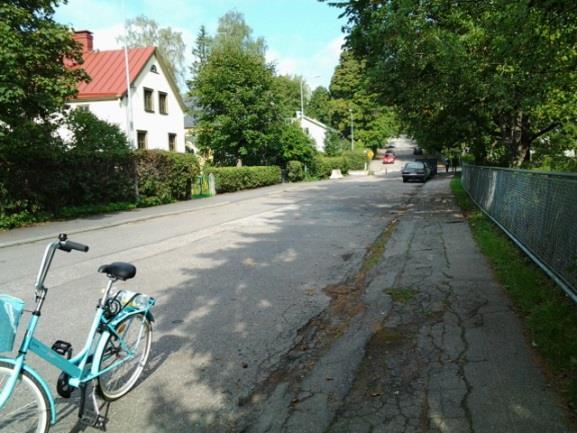 Intiankadun kunnostustarpeessa