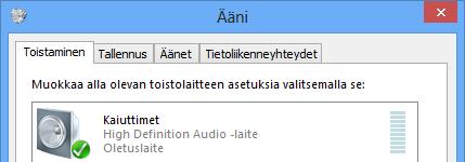 Ääni (Sound) Nykyisiin tietokoneisiin on liitetty usein kaiuttimet tai mikrofoni ja siten koneella voidaan kuunnella musiikkia, nauhoittaa puhetta, katsella elokuvia ja jopa käsitellä, editoida