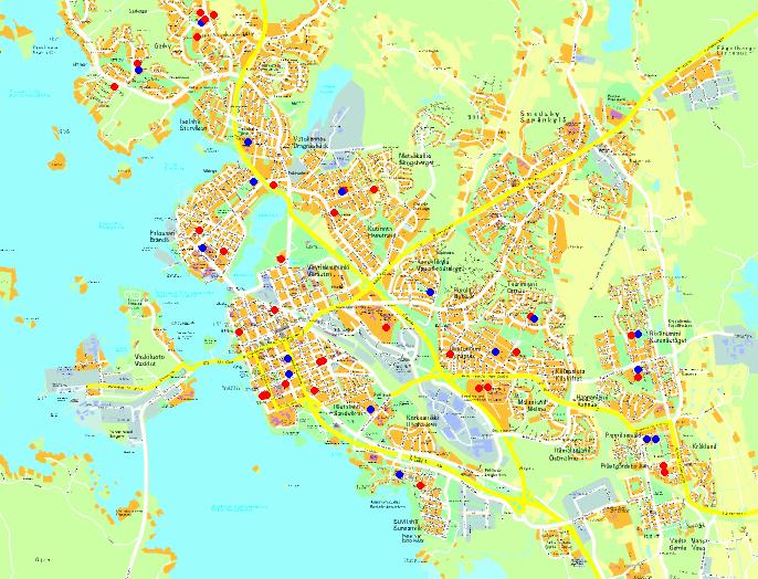 17 pienehkö tutkimus jäteauton kuljettajien parissa, koska he tietävät käytännön asioista parhaiten.