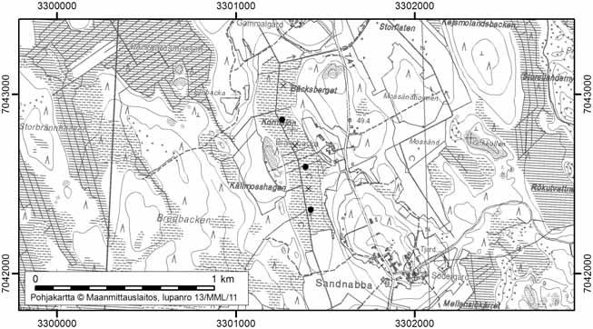 Tapio Toivonen ja Onerva Valo 27. Kornisjön Kornisjön (kl. 2312 12, x=7042,8, y=3301,2) sijaitsee noin 25 km Pedersören keskustasta kaakkoon.