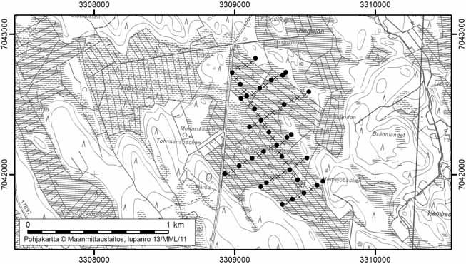 Tapio Toivonen ja Onerva Valo 39. Suddasmossen Suddasmossen (kl. 2312 12, x=7042,1, y=3309,0) sijaitsee noin 30 km Pedersören keskustasta kaakkoon.