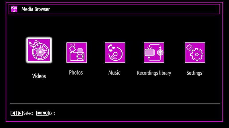 To display specific types of broadcast, you should use Active channel list setting. Select Active channel list from the Channel list menu by using or button. Press OK button to continue.