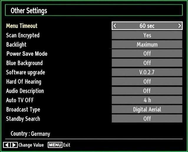 Configuring Source Settings You can enables or disable selected source options. The TV will not switch to the disabled source options when SOURCE button is pressed.