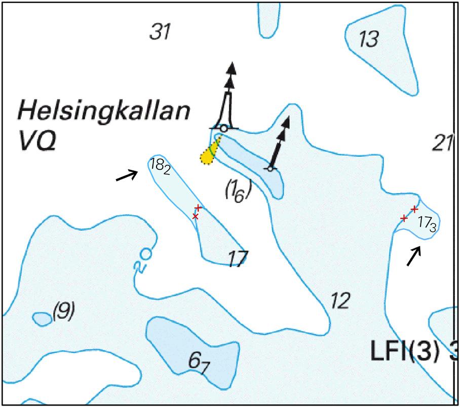 (Kartat-Korten-Charts: 49, 50, F/828) Ei merikartan mittakaavassa - Inte i sjökortets skala - Not to scale of chart