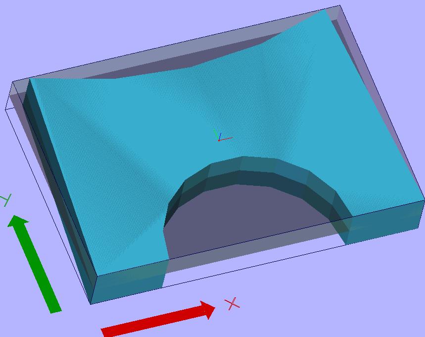 Halutun kappaleen, tässä kappale tuki Cut 3D kaivertaa virtuaalisesta kappaleesta.