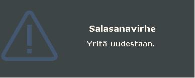 Kirjaa salasana ylös ja säilytä sitä varmassa paikassa myöhempää käyttöä varten.