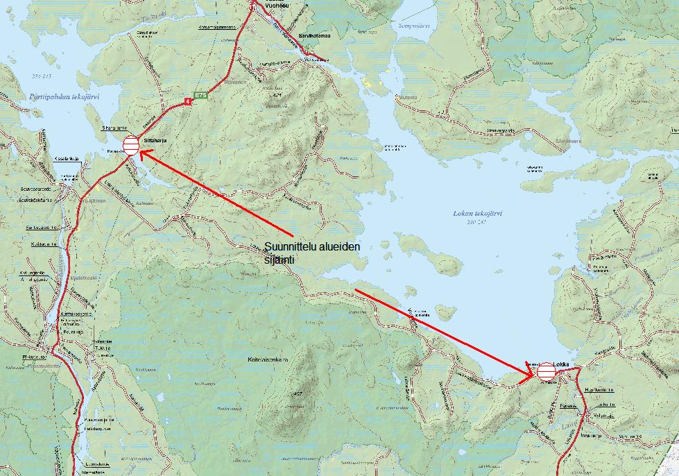 Liite 1. Muutosalueen sijaintikartta.