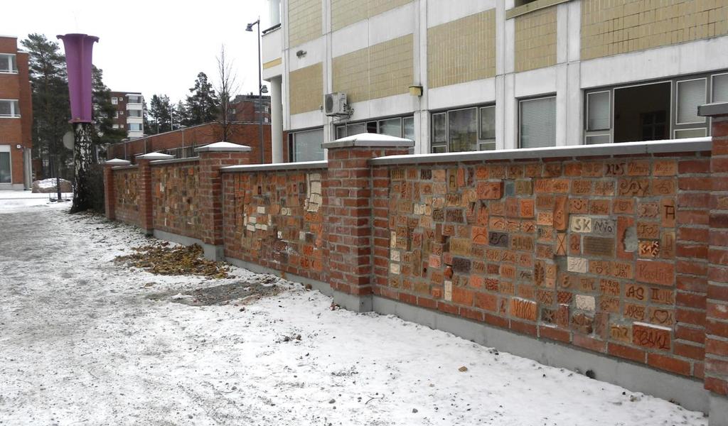Puumerkkitiilimuurin pituus nelinkertaistui vuonna 2016