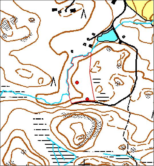 19 2. Pajula, historiallisia viljelyröykkiöitä Yleiskartta 1:5000