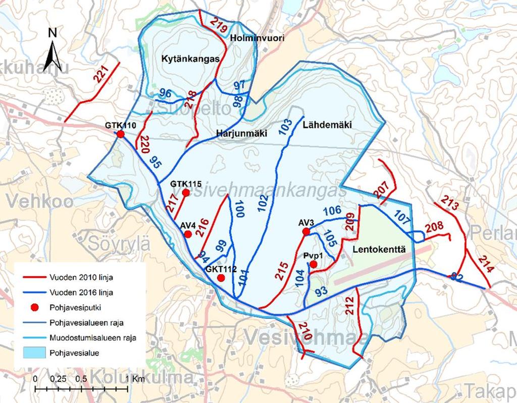 6.3 Maatutka-aineisto Maatutka-aineiston avulla pyrittiin luomaan kokonaisvaltainen käsitys deltamuodostuman maaperän rakenteista.