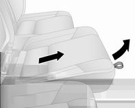 Säilytyslokero istuimen alla Joissakin mallimuunnoksissa etuistuimen alla on säilytyslokero. Poista säilytyslokero vetämällä. Istuinten etuosassa alapuolella saattaa myös olla säilytyslokero.