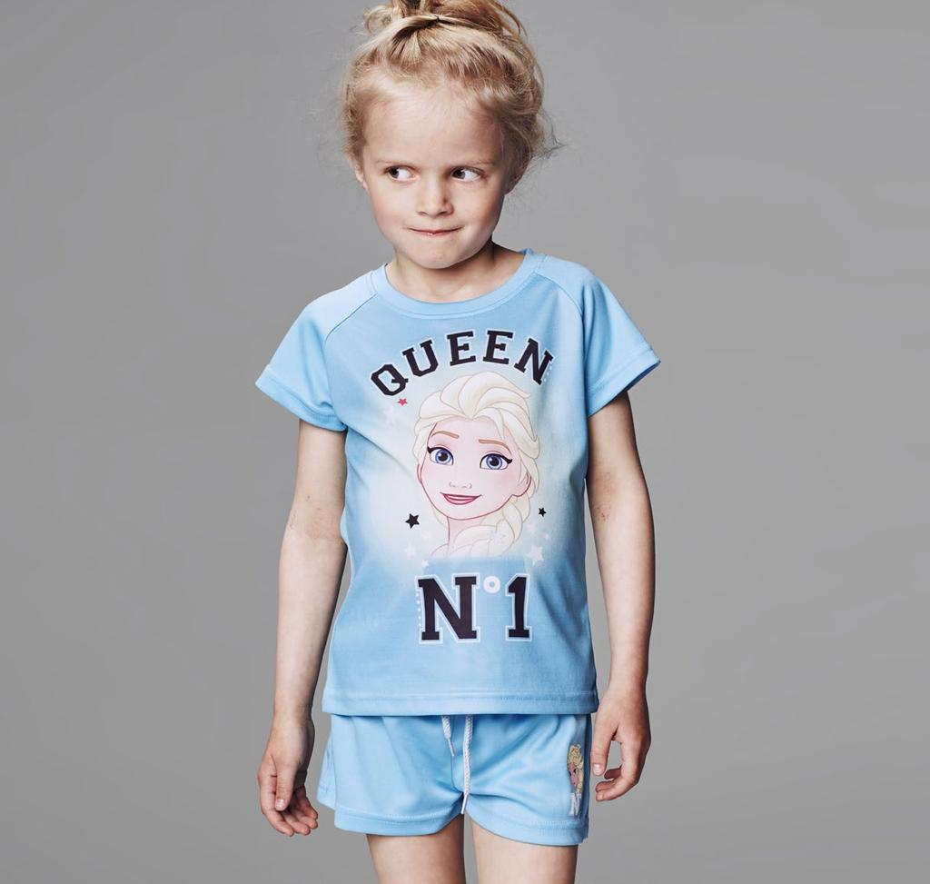 11 Disney Frozen Treenipaita ja shortsit -setti