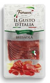 Salame MILANO: Sianliha, suola, aromit, sokeri, lukoosi, Pippuri, säilöntäaineet (E251 - E250).