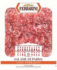 1 FE303 - Salame di Parma FE103 - Bresaola Valtellina Parmalainen salami, kokonainen Bresaola, siivutettu n.