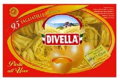 100% DurumVEHNÄJAUHO, vesi 12,5% max 500 x 24 kpl x(0a5bc1*kkkmrq( DV950 - Taliatelle all Uovo Taliatelle on kapeaa, litteää, nauhamaista kananmunapastaa,