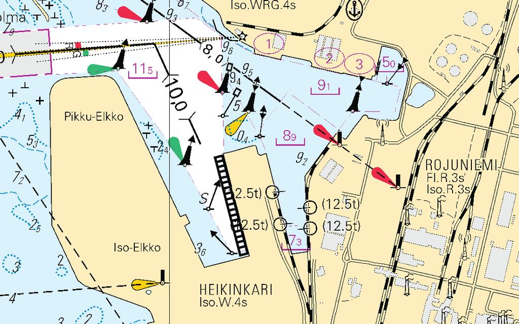 7 (LV/TV/FTA. Vaasa/Vasa 2010) IV Itämeri Östersjön Baltic Sea * 260. (T) Swe. 6, 61 Ruotsi. Pohjois-Itämeri. Almagrundetin E puoli. Tilapäisesti poistettu ODAS poiju palautettu paikoilleen. Sverige.
