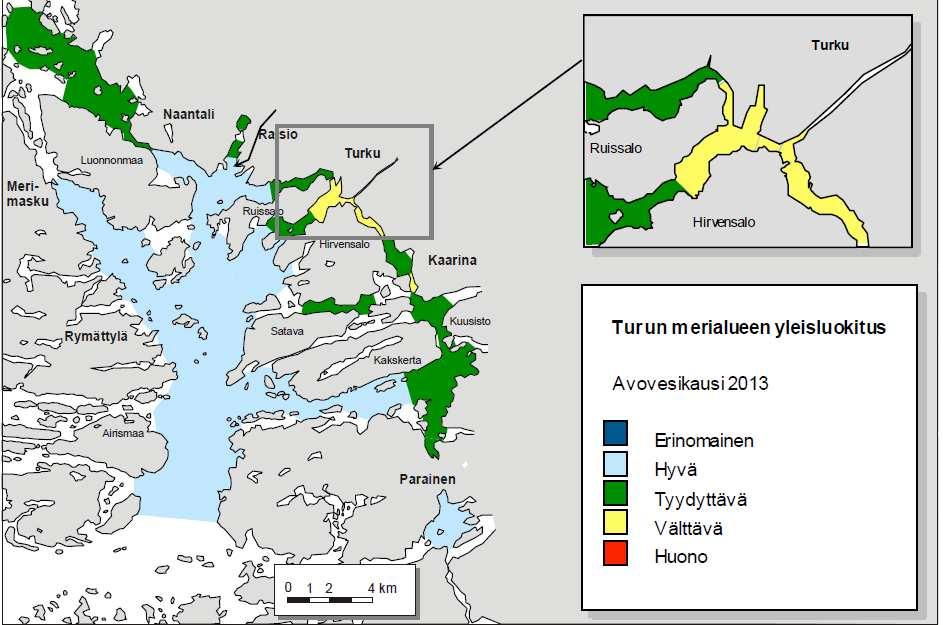 FCG SUUNNITTELU JA TEKNIIKKA OY Kaavaselostus 15 (107) FCG ARKKITEHDIT Tutkimuksissa Vaarjoen vesi on todettu enintään lievästi likaantuneeksi ja veden hygieeninen tila hyväksi.