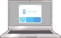 Perustoiminnot Varmuuskopiotietojen siirtäminen tietokoneesta Voit siirtää tietoja laitteestasi tietokoneeseen ja päinvastoin. Lataa Smart Switch -tietokonesovellus osoitteesta www.samsung.