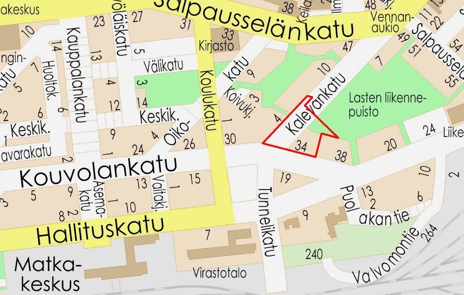 Asemakaavan muutoksella muodostuvat kaupunginosan 1, Kangas, korttelin 1015 osa sekä puisto- ja katualueet Asemakaava 01/026 Diaari / TELA 153/10.02.01/2017 (vanha diaarinumero 10995/10.02.01/2015) Täyd.