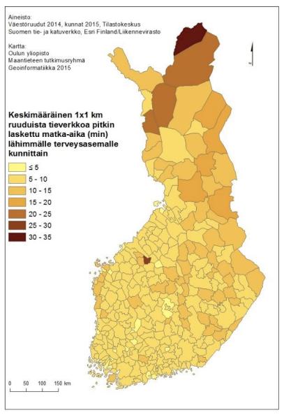 Valtaosa suomalaisista asuu maksimissaan 15